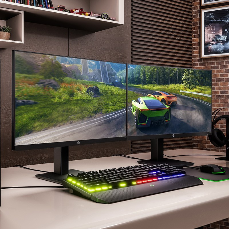 惠普(HP)2K IPS 27英寸显示器165Hz 1MS HDR400 升降旋转 游戏电竞显示屏幕 支持 FreeSync 硬件滤蓝光 X27Q