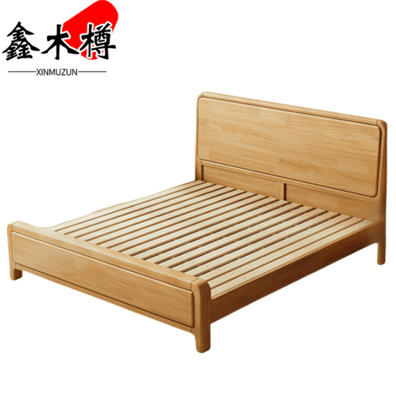 鑫木樽实木床1.5*2m张高清大图