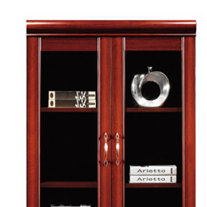 中豫鑫泽 ZYXZ4052405木质文件柜油漆贴木皮资料柜书柜 二门高清大图