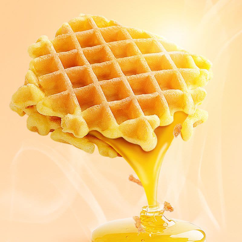 佬食仁 [肉松沙拉味夹心软华夫饼400g/箱] 早餐速食面包蛋糕点心小吃休闲零食品图片