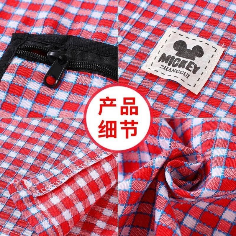 老粗布纽扣款100/160斤穿 高档棉布外套罩衣女厨房防污家用上班干活穿耐脏漂亮洋气工作服