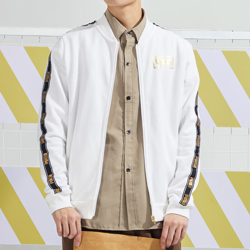 彪马（PUMA）外套男装新款运动服户外休闲时尚保暖防风夹克开衫上衣582307-02 ZP高清大图