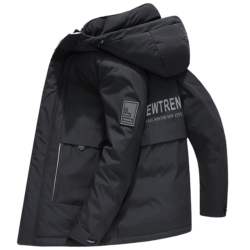 雅鹿冬季特卖羽绒服男士冬季2019新款加厚冬装潮牌短款工装外套男