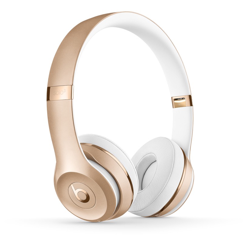 beats solo3 wireless 头戴式 -金色 蓝牙无线耳机 手机耳机 游戏耳机