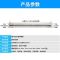 强排式燃气热水器不锈钢伸缩铝箔排烟管排气软管567891011cm配件 铝箔胶带[3米]宽5cm