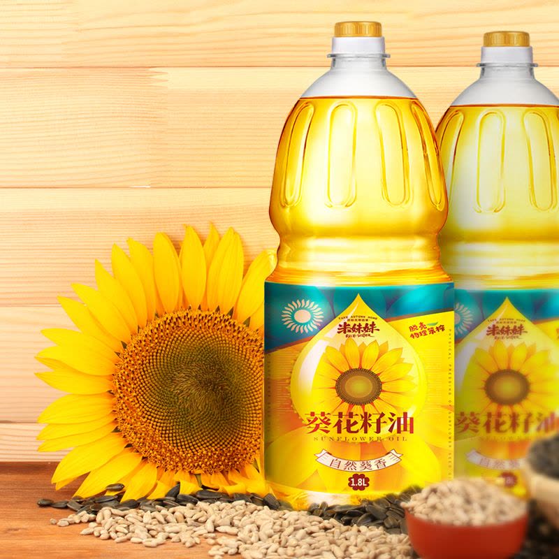 米妹妹葵花籽油-1.8L图片