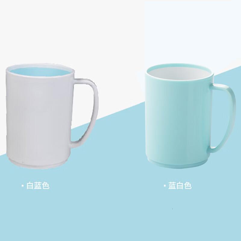 茶花(CHAHUA)漱口杯簌刷牙杯子马克杯牙刷杯牙缸洗漱杯水杯1只装白色 054005高清大图