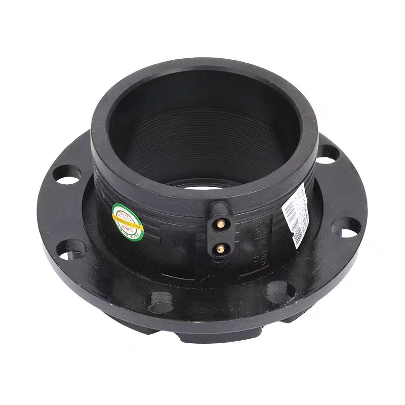 盛京联硕 PE电熔法兰 PE50(法兰根+防腐法兰+垫片)个高清大图