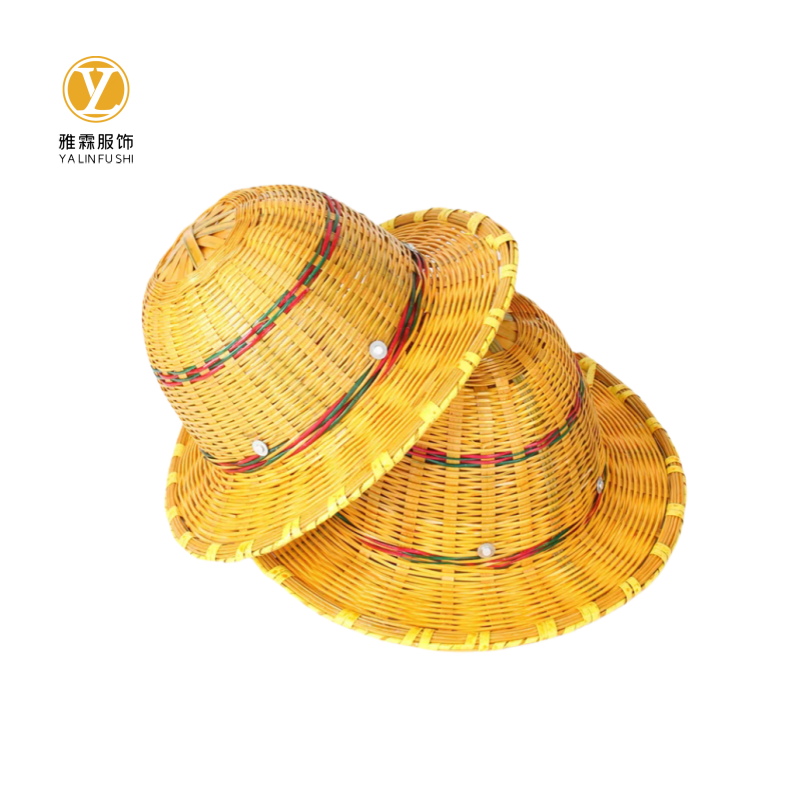 雅霖服 竹编遮阳帽YLF-ZYM25007006 顶高清大图