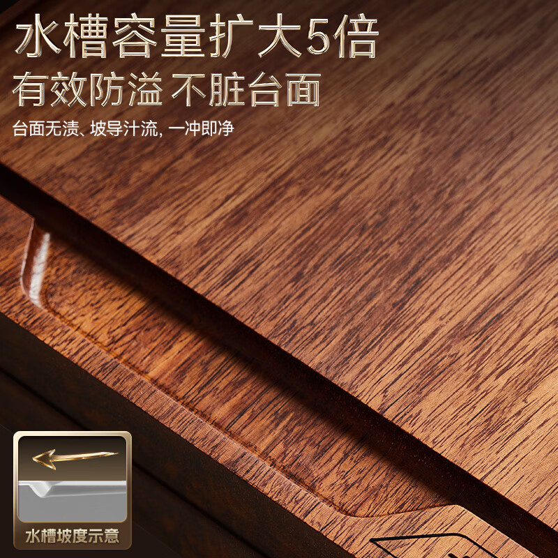 康巴赫进口黑金檀整木菜板KH-C4028H02高清大图