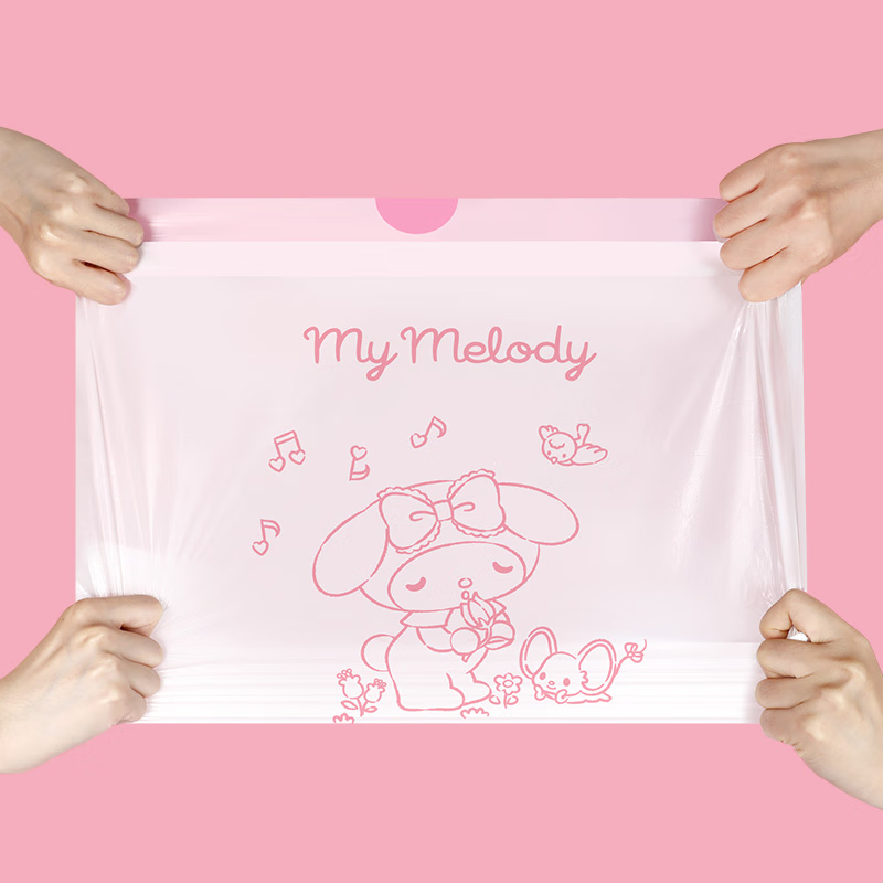宜洁 HelloKitty抽绳垃圾袋 100只 K-8104高清大图