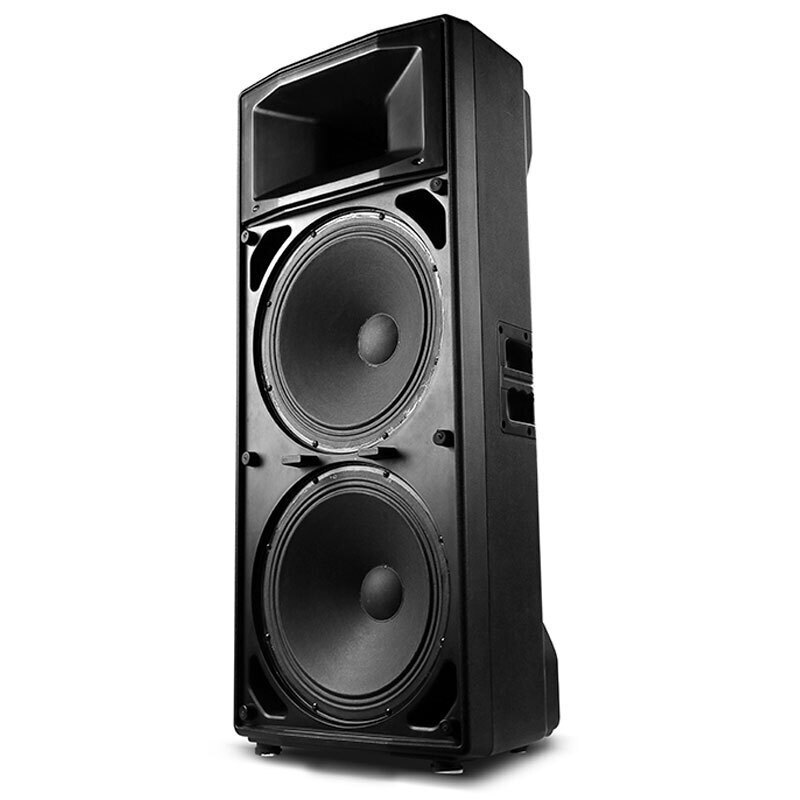 新科(Shinco)H320 双15英寸户外广场舞音响 移动K歌教学拉杆音箱 大功率便携扩音器 蓝牙音箱 双话筒