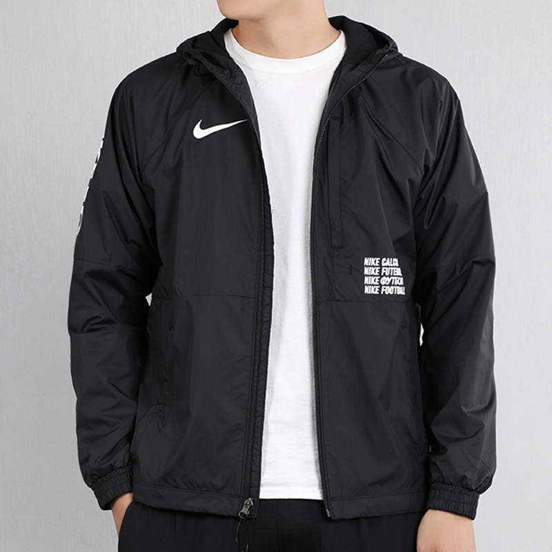 nike耐克运动外套男上衣休闲跑步连帽夹克cd6771010视频