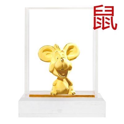 梦克拉Mkela 绒沙金工艺铸金摆件十二生肖摆件任选 生肖马