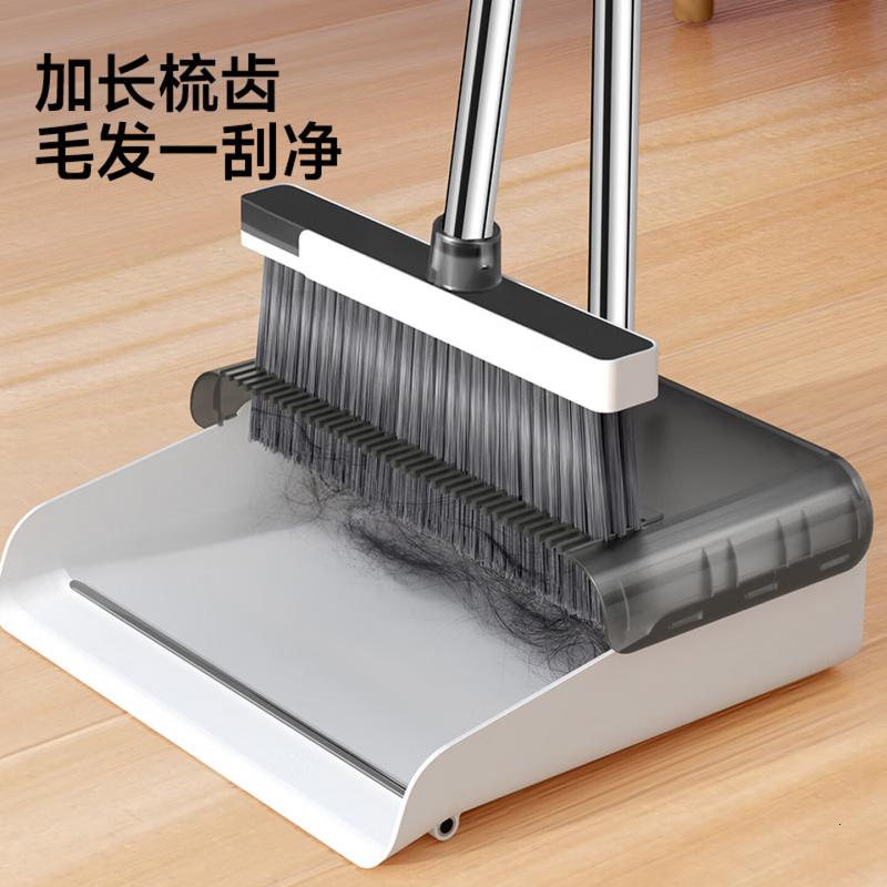 五月花扫把簸箕两件套升级加长梳齿大号笤帚簸箕扫地扫帚高清大图