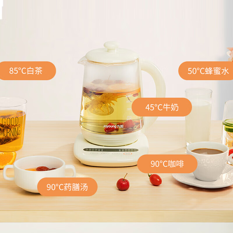 九阳(Joyoung) K15D-WY6121 养生壶 1.5L(单位:台)白色高清大图
