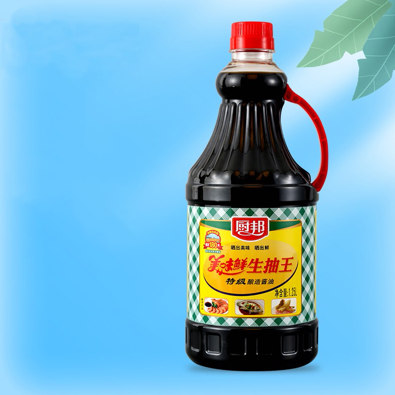 厨邦 酱油 美味鲜生抽王 特级酿造 调味料 1.25L