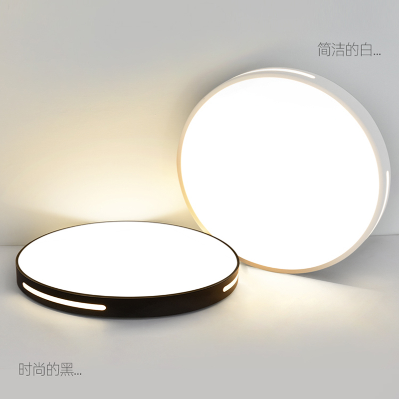 超薄led吸顶灯卧室灯圆形无极调光36W