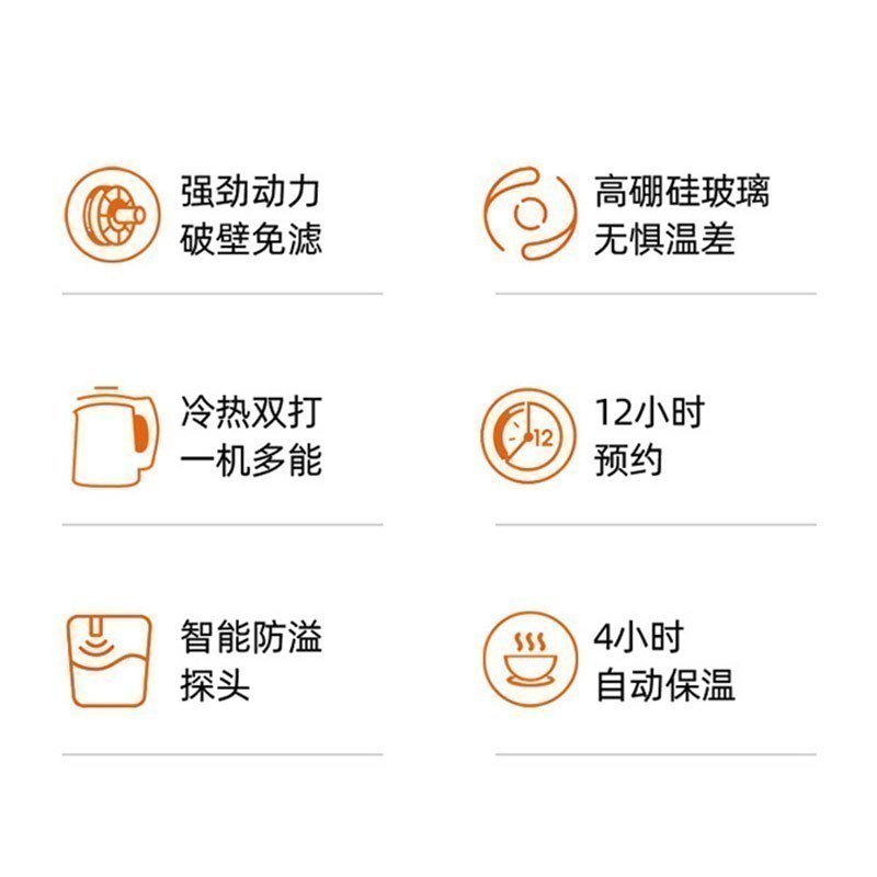 九阳 (Joyoung)肖战推荐ZMD安心系列 破壁机多功能家用破壁料理机 榨汁机豆浆机绞肉机果汁机 [一机三杯,赠干磨