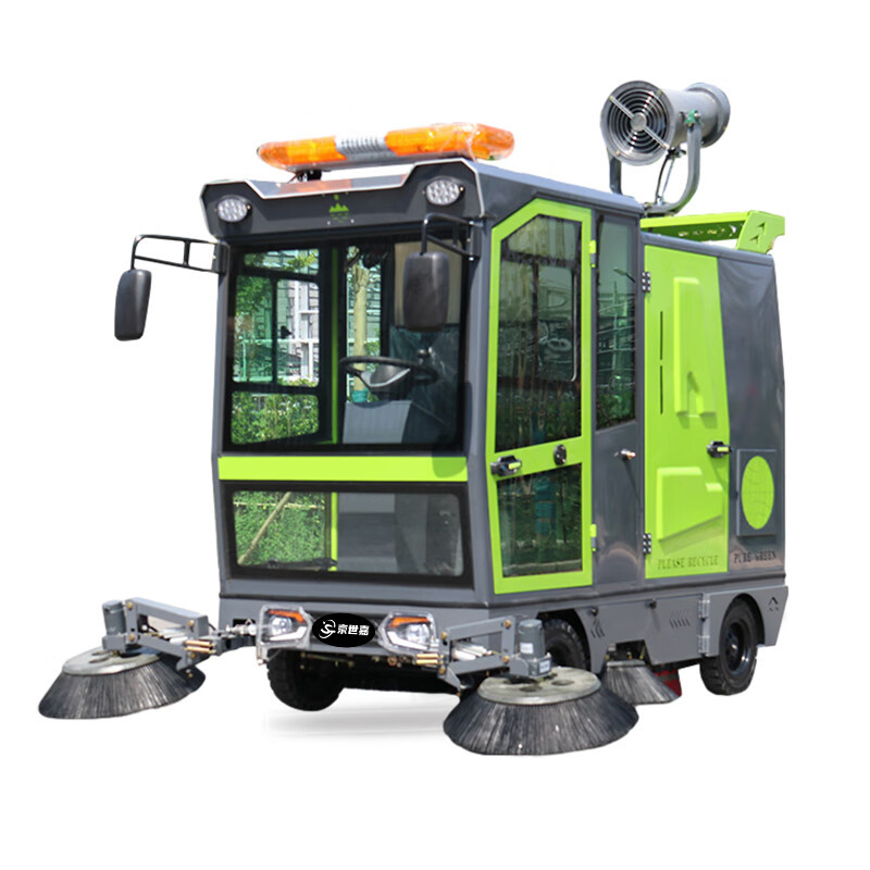 京世嘉 驾驶式48V150Ah电动扫路车 JS-2500A 绿色 BDZSSC
