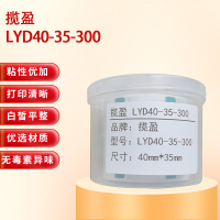 揽盈 LYD40-35-300 300张/盒 打印标签 （计价单位：盒） 绿色