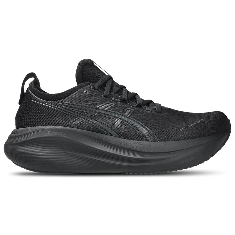 亚瑟士(ASICS)ASICS男款环保跑鞋轻量缓震透气舒适耐磨棒球鞋 Black/Graphite_Grey 45