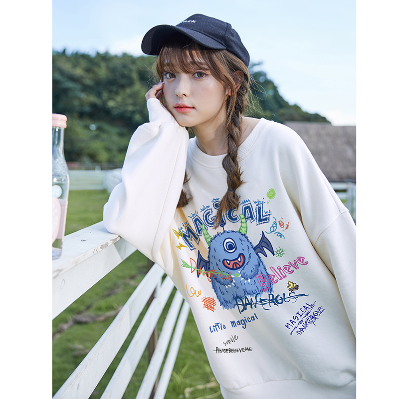 唐狮tonlion女士卫衣帽衫