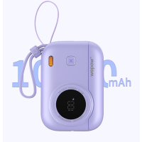 沃品（WOPOW）LQ01 10000mAh mini相机自带双快充线移动电源