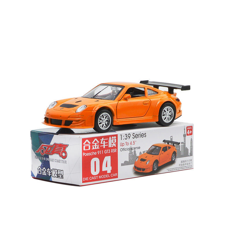 彩珀合金模型车670-04保时捷911