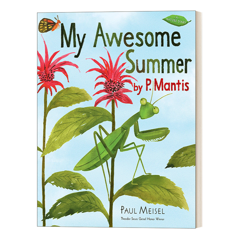 [醉染正版]英文原版 My Awesome Summer by P. Mantis 大自然日记系列01 我精彩的夏天 儿高清大图