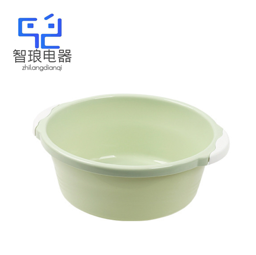 万允 家用脸盆 北欧绿38cm/个 （北欧绿38cm）
