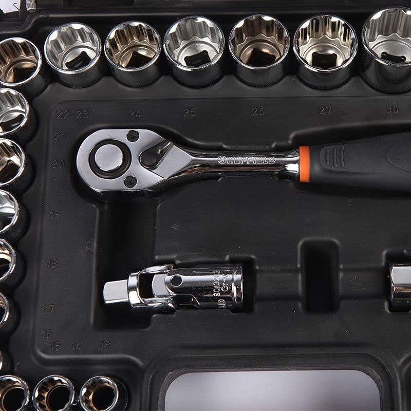 SHEFFIELD/钢盾 12.5MM系列公制12角组套(26件) S010026 26件 1套图片