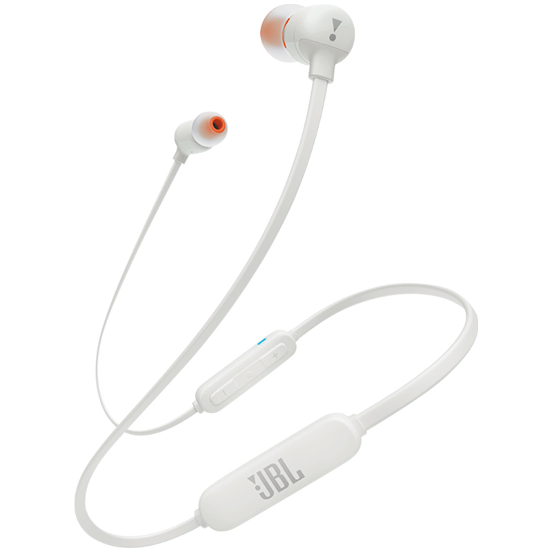 JBL T110BT 入耳式无线蓝牙耳机 运动跑步耳塞 白色 [保税仓发货]