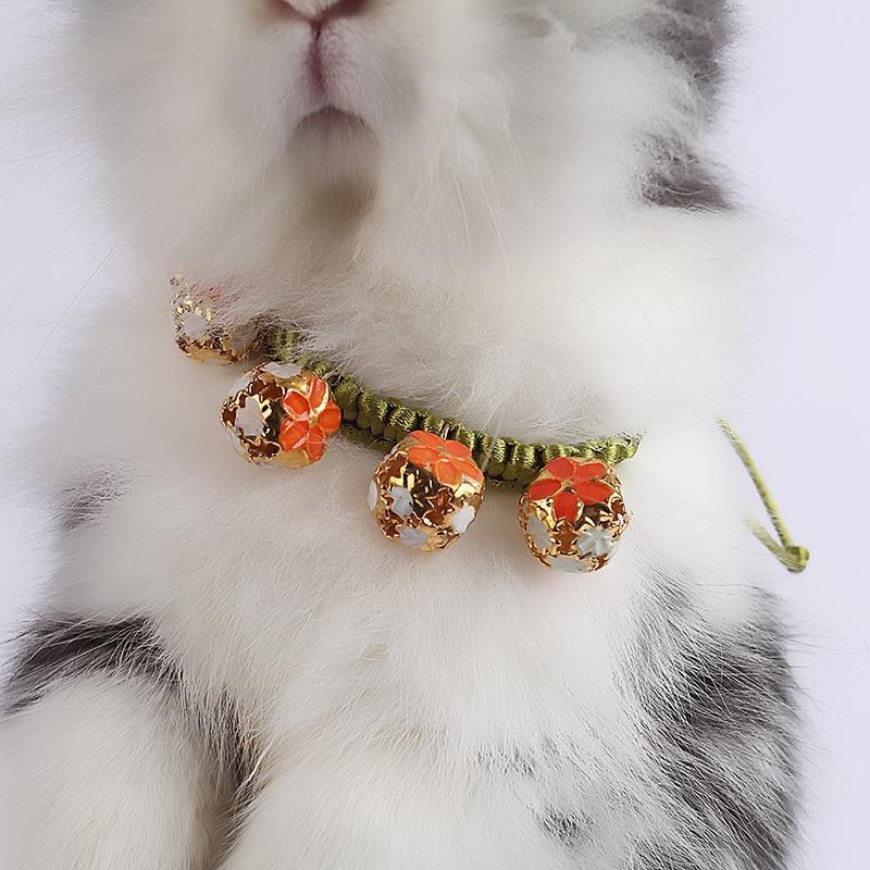 宠物项链项圈猫咪兔子狗狗铃铛垂耳兔侏儒兔项圈猫猫兔颈圈