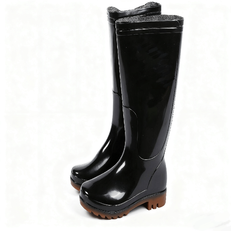 优诗提念YSTN-YX01高筒雨鞋均码(计价单位:双)黑色图片