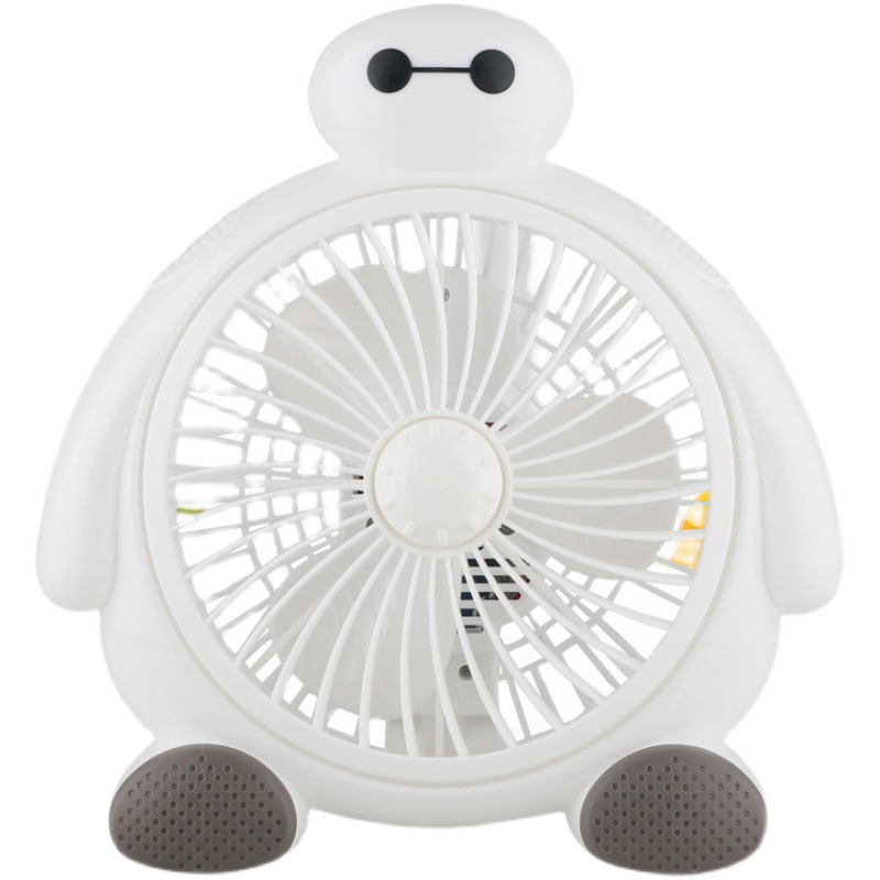 床上用宿舍小电扇插电卡通小黄人夏天学生款可爱大白夏凉用品