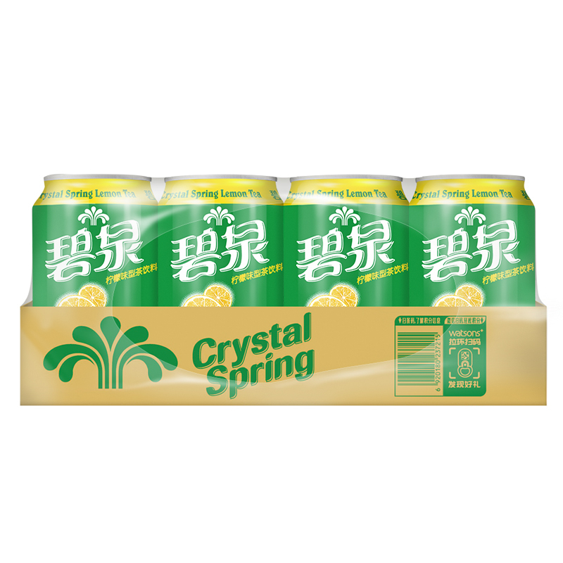 屈臣氏Watsons碧泉柠檬茶330ML*24 整箱装