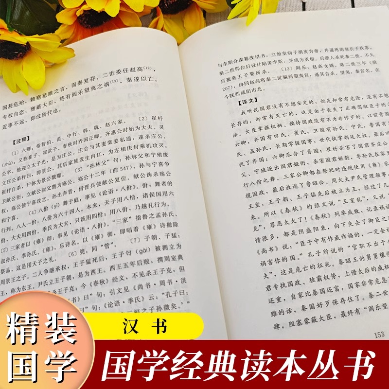 [精装]汉书 [正版]精装汉书国学经典读本丛书中国传统文化书古代历史人物传记中国通史历史类国学经典文学名著中国传统文化书高清大图