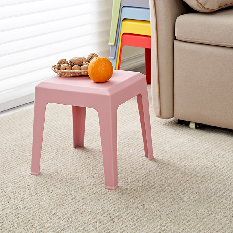 全友家居小凳子客厅马卡龙多色可选方板凳小矮凳高清大图