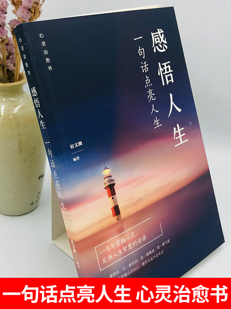 [正版]感悟人生 一句话点亮人生大智慧修身处世生命感悟心灵修养人生格言每日成人文学励志书籍排行榜感悟人生书籍高清大图