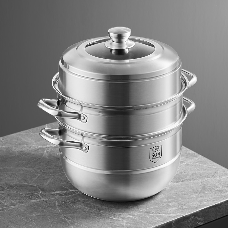 炊大皇(COOKER KING) 蒸蒸日上三层蒸锅 ZG30ZZRS 30cm
