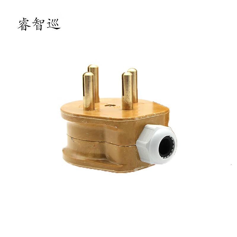 睿智巡 RZX -C006 三相四线100A 4脚 插头 (计价单位:个) 棕色