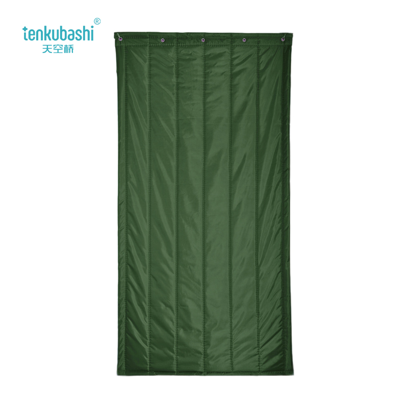 天空桥 棉门帘 MML-185军绿色无窗口五层棉 平方米高清大图