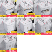 定制简易洗脸盆柜组合挂墙式迷你洗手盆古达小户型卫生间洗面盆三角阳台陶瓷