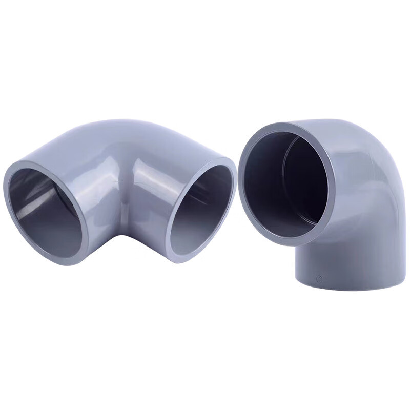 3M CPVC90°度直角弯头国标美标工业化 工给水管塑料PVC管件配件 DN150 (内径160mm)单个装高清大图