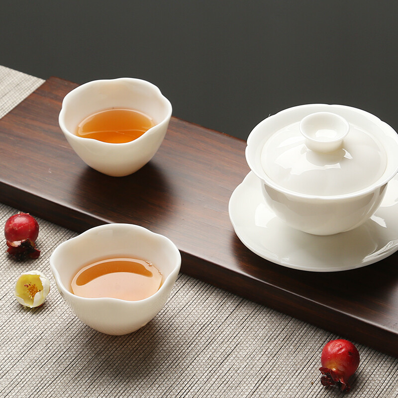 苏氏陶瓷(SUSHI CERAMICS) J0035 羊脂玉功夫茶杯 1个 (单位:个)高清大图