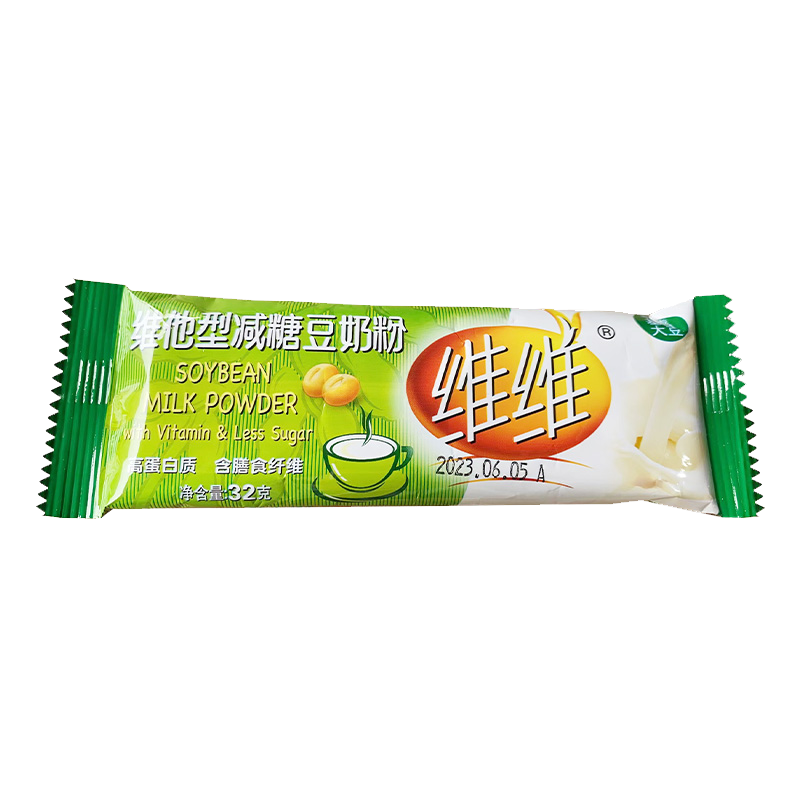 维维减糖豆奶粉32g5条豆浆粉速溶早餐代餐营养健康高钙代餐多维学生