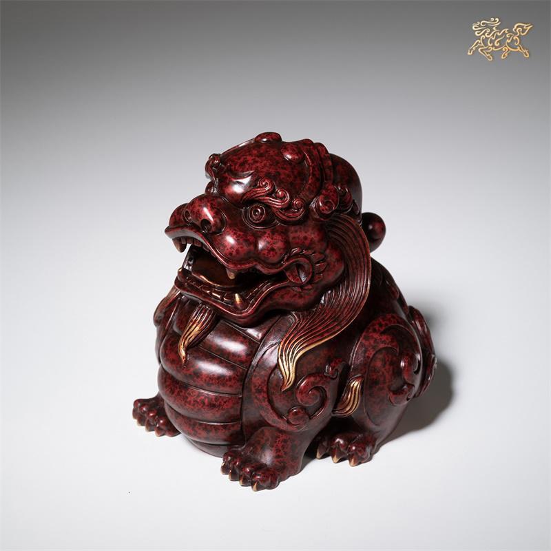 全铜摆件《貔貅之生财有道》铜工艺品家居饰品摆件_834