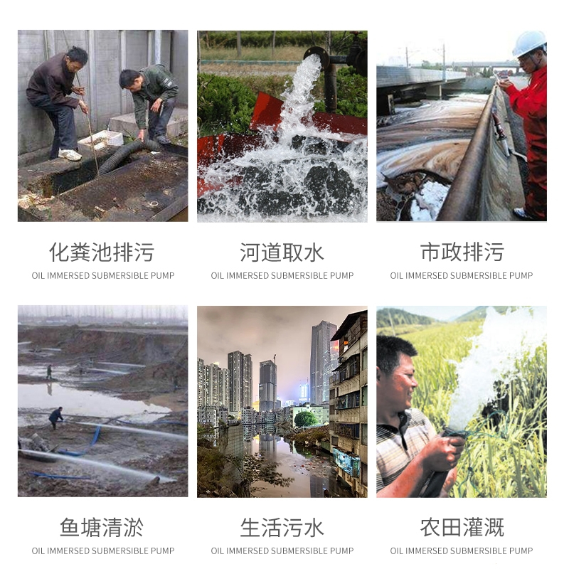 阿斯卡利(ASCARI)国标污水泵地下室提升排污集水井坑洗轮机潜水机三相380V
