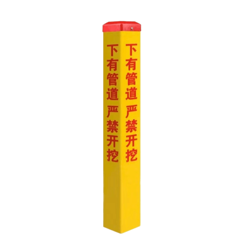 亭松 雕刻玻璃钢标桩罩标桩套 175*175*500cm 单位:个图片